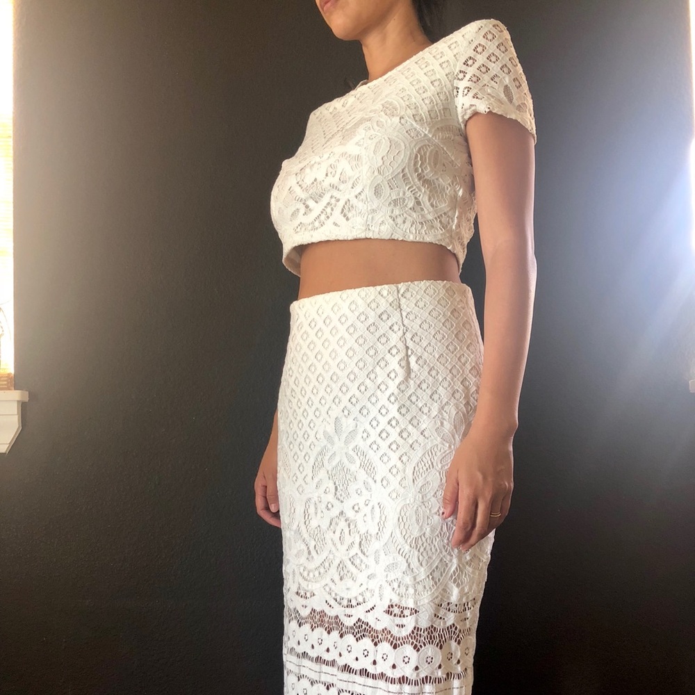 COPY - LuLu’s White Lace Set